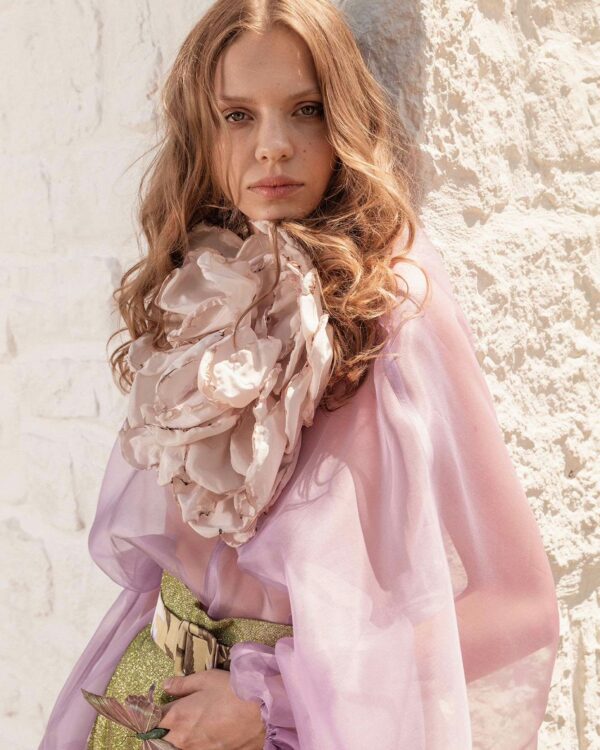 Giada Curti Casacca in Organza in Seta