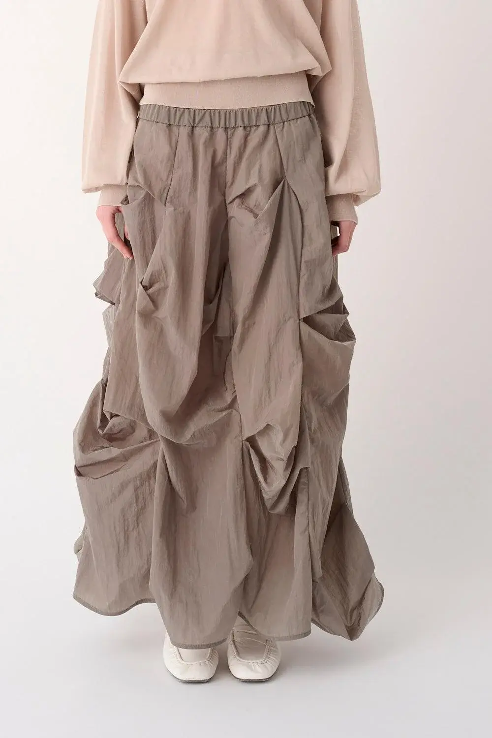 Gonna lunga drappeggiata Mei Mei J | FYSIS STORE Gonna lunga drappeggiata Mei Mei J
