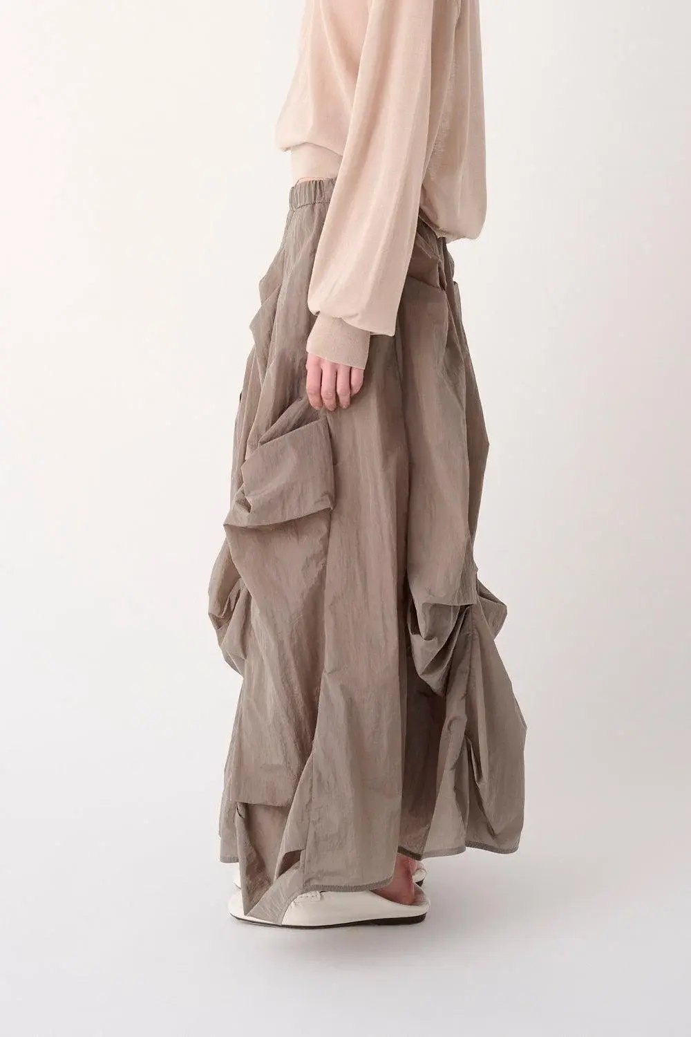Gonna lunga drappeggiata Mei Mei J | FYSIS STORE Gonna lunga drappeggiata Mei Mei J - immagine 3