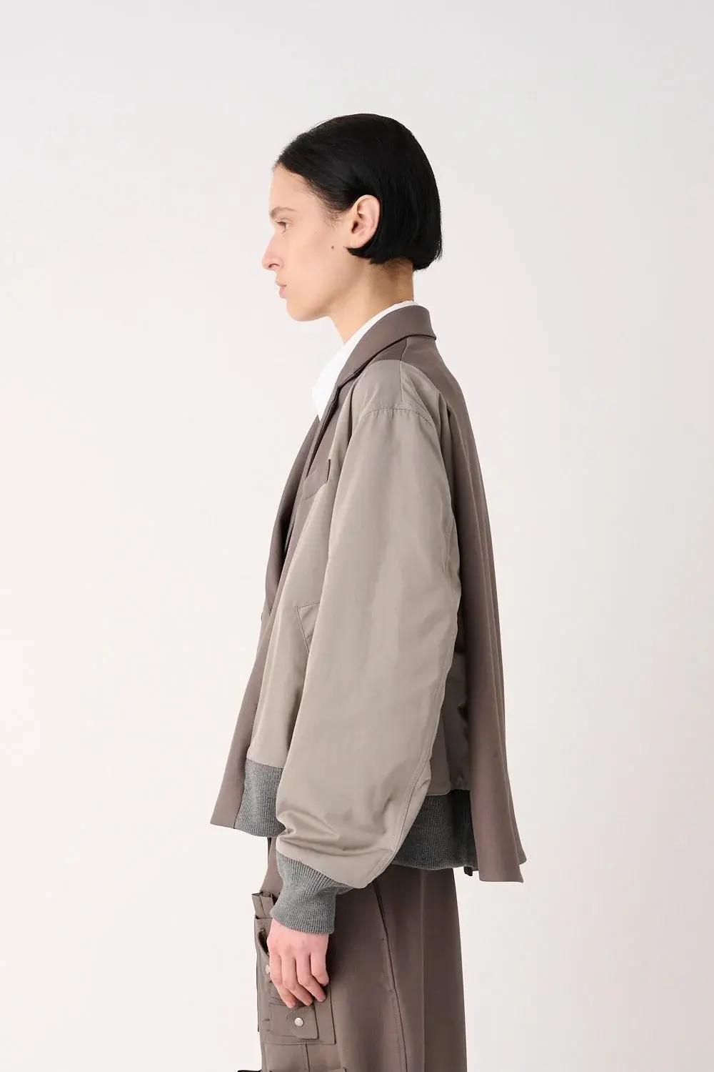 Giacca Bomber MEI MEI J Fango | FYSIS STORE Giacca Bomber MEI MEI J Fango - immagine 2