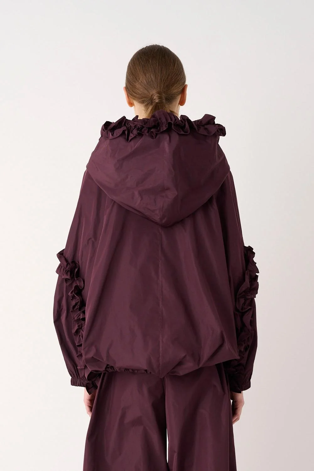 Giacca con Rouches Taffetà | FYSIS STORE Giacca con Rouches Taffetà