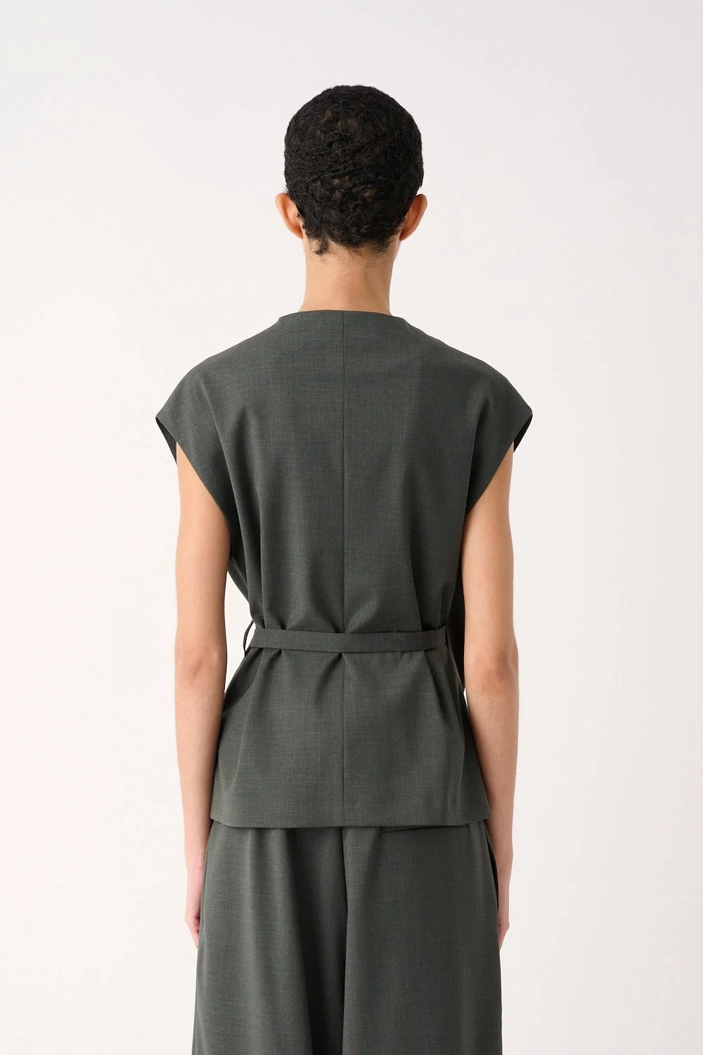 Gilet Incrociato con Cintura MEI MEI J | FYSIS STORE Gilet Incrociato con Cintura MEI MEI J - immagine 4