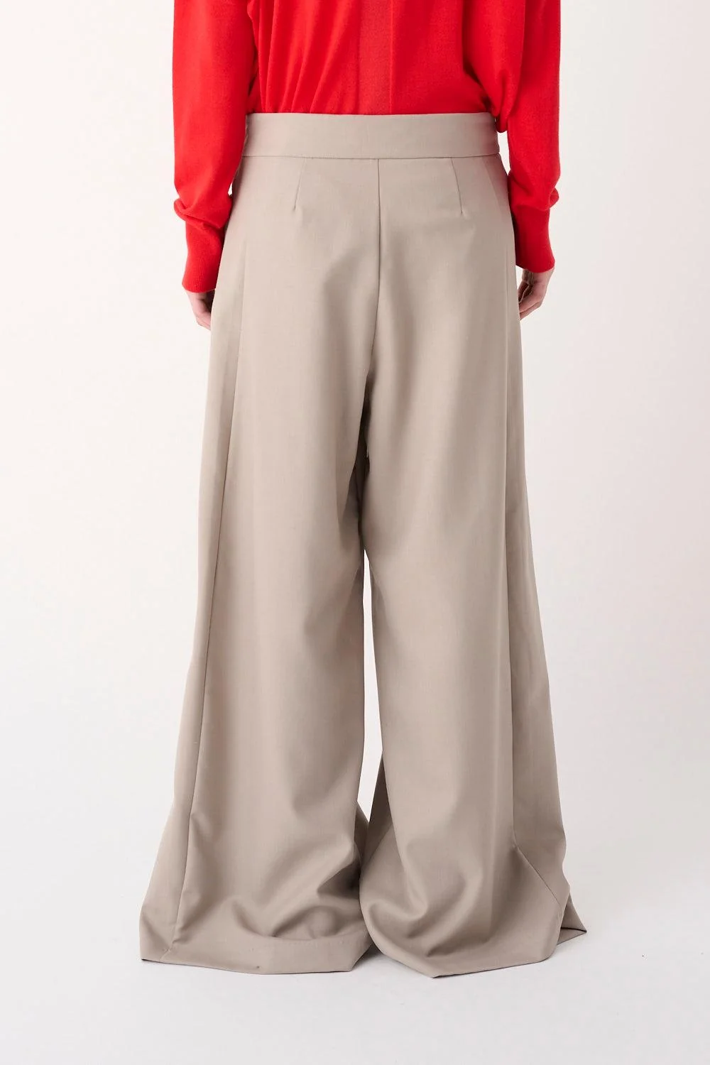 Pantalone Ampio Misto Lana Mei Mei j | FYSIS STORE pantalone ampio mei mei j
