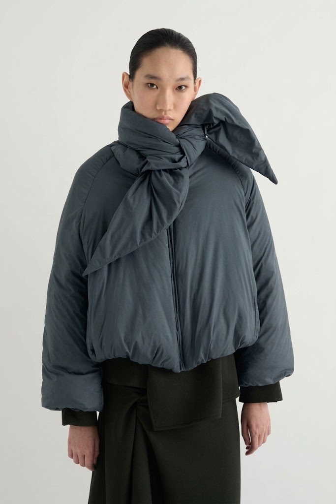 Piumino con Fiocco Mei Mei J INOX | FYSIS STORE piumino con fiocco mei mei j inox